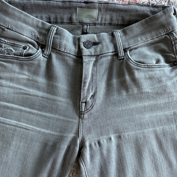 MOTHER Looker Ankle Fray Denim Last Chance Saloon size 27 - Picture 5 of 6